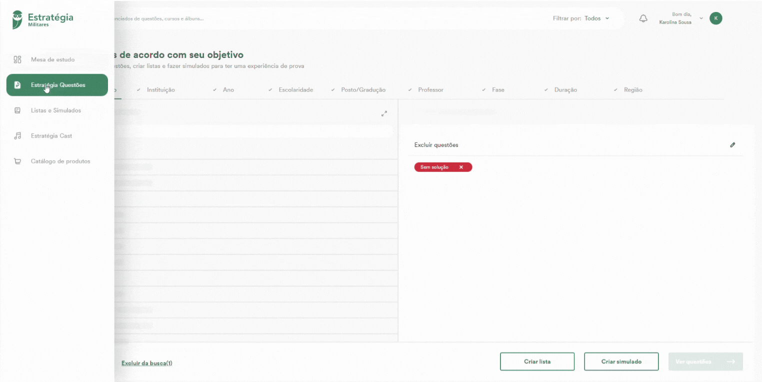 Como utilizar o Banco de Questões do Estratégia Militares? Estratégia